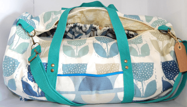 Holdall Green Tulips