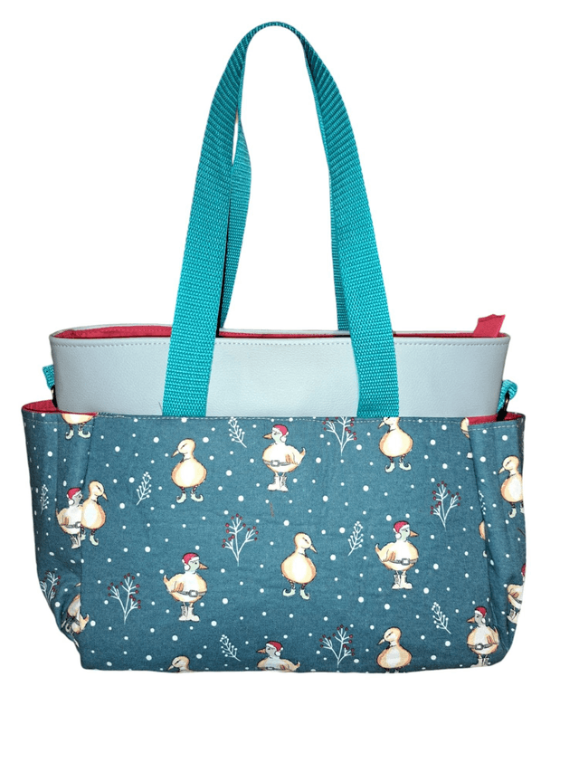 Christmas handbag with Ducks